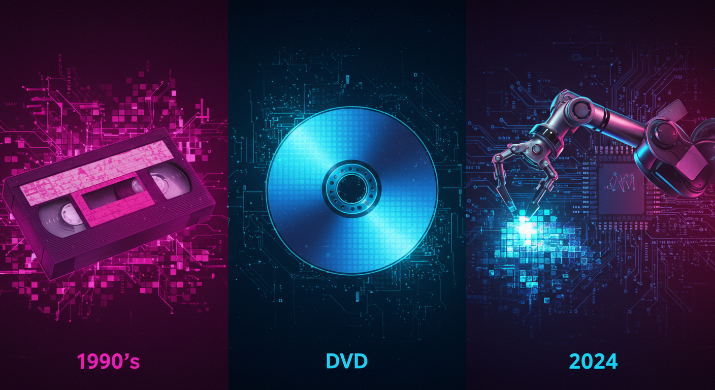 モザイク技術の進化がヤバすぎる！VHS→薄モザイク→AI時代まで30年の驚愕史