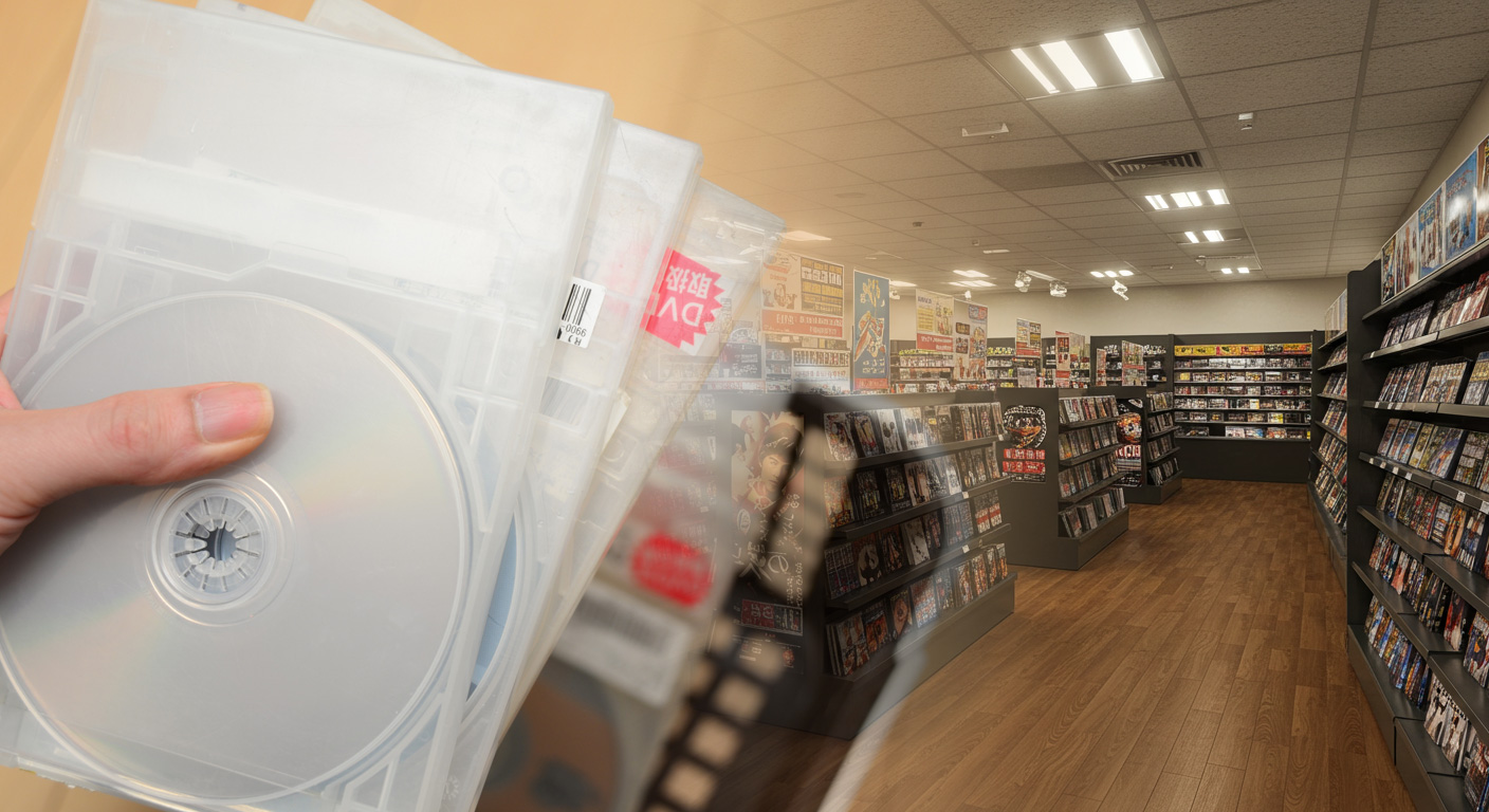 レンタルビデオ店が消えた理由と、失われた「選ぶ楽しさ」の価値【81%減少の衝撃データ付き】